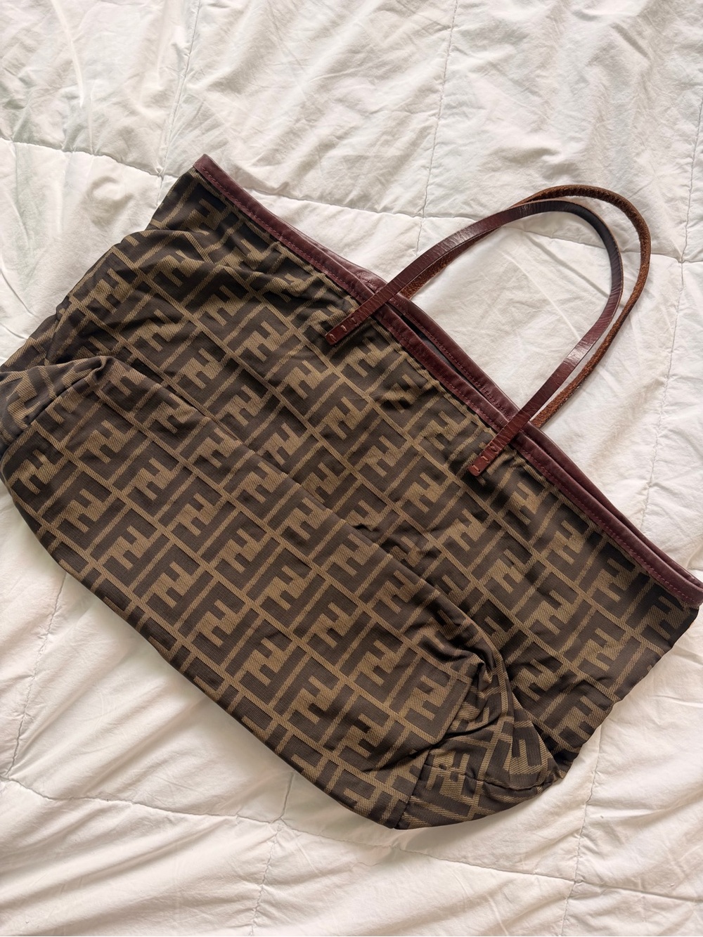 Fendi Zucca Tote Bag Vintage